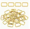hebillas metalicas forma rectangular medida 30x18mms para correa 25mms x5 unidades color dorado 0