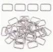 hebillas metalicas forma rectangular medida 38x20mms para correa 32mms x5 unidades color niquel 0