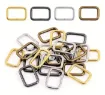 hebillas metalicas forma rectangular medida 38x20mms para correa 32mms x5 unidades color bronce 1