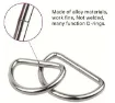 hebillas metalicas 3 formas 38mms para correa 32mms x6 unidades 3 juegos color negro 4