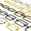 hebillas metalicas 3 formas 44mms para correa 38mms x6 unidades 3 juegos color bronce 5