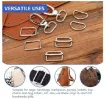 hebillas metalicas 3 formas 44mms para correa 38mms x6 unidades 3 juegos color negro 7