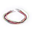 cordon tiento gamuza sintetica 2mms 45cms cadena broche por 10 unidades multicolor 6