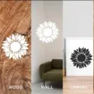 stencil plantilla 25x25cms modelo girasol 2