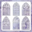 stencil plantilla reutilizable 30x30cms modelo puertas ventanas por unidad 2