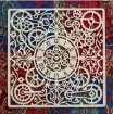 stencil plantilla reutilizable 30x30cms modelo reloj steampunk por unidad 0