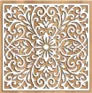 stencil plantilla reutilizable 30x30cms modelo floral estilo europeo por unidad 0