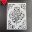 stencil plantilla reutilizable pet 30x21cms modelo patron floral por unidad 0