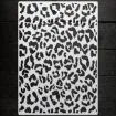 stencil plantilla reutilizable pet 30x21cms modelo animal print leopardo por unidad 0