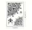 stencil plantilla reutilizable pet 30x21cms modelo mandala floral por unidad 0