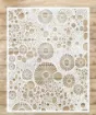 stencil plantilla 25x20cms modelo patron creativo circular 0