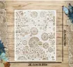 stencil plantilla 25x20cms modelo patron creativo circular 1