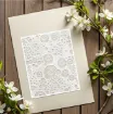 stencil plantilla 25x20cms modelo patron creativo circular 2