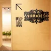 stencil plantilla reutilizable pet 30x21cms modelo welcome bienvenidos 2