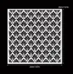 stencil plantilla reutilizable 20x20cms modelo patron floral japones 0