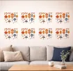 stencil plantilla reutilizable pet 30x21cms modelo farols chinos 4