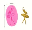 molde silicona para resina epoxi porcelana masas modelo bailarina medida 95x55x10mms 3