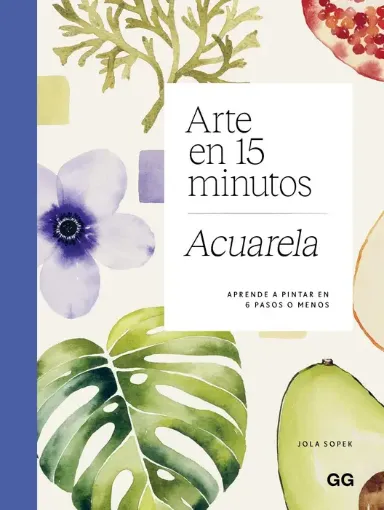 libro arte 15 minutos acuarela editorial ggdiy 240pags 16x21cms 0