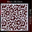 stencil plantilla reutilizable 20x20cms modelo floral vintage 4 modelos diferentes precio unitario 1