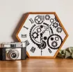 stencil plantilla reutilizable 20x20cms modelo relojes engranajes 9 modelos diferentes precio unitario 2