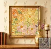 stencil plantilla reutilizable 20x20cms modelo flores margaritas 2