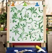 stencil plantilla reutilizable 15x15cms modelo patron damasco 1