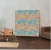 stencil plantilla reutilizable 30x30cms modelo flores margaritas 3