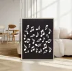 stencil plantilla reutilizable 20x20cms modelo notas musicales 4 modelos diferentes precio unitario 3