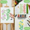 stencil plantilla 30x15cms modelos guarda floral 14 modelos diferentes precio unitario 2