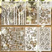 stencil plantilla reutilizable 24x12cms modelo texturas x8 motivos diferentes precio unitario 0