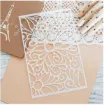stencil plantilla reutilizable 20x13cms modelo textura floral 2