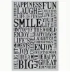 stencil plantilla reutilizable 22x15cms modelo palabras ingles felicidad 0