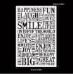 stencil plantilla reutilizable 22x15cms modelo palabras ingles felicidad 1