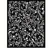 stencil plantilla reutilizable 18x14cms modelo arabescos floral 1