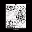 stencil plantilla reutilizable 17x15cms modelo azulejos vintage 0
