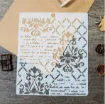 stencil plantilla reutilizable 17x15cms modelo azulejos vintage 1