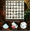 stencil plantilla reutilizable 15x15cms modelo florcitas mini x36 1