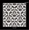 stencil plantilla reutilizable 15x15cms modelo floral romantivo vintage 0
