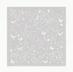 stencil plantilla reutilizable 15x15cms modelo maripositas 1