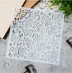 stencil plantilla reutilizable 15x15cms modelo maripositas 2