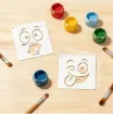 stencil plantilla reutilizable 7 5x7 5cms modelo caritas emoticones set 16 modelos diferentes 1