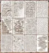 stencil plantilla reutilizable 16x11cms modelo texturas varias set 12 modelos diferentes 2