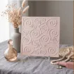 stencil plantilla reutilizable 15x15cms modelo calados ondas 4 motivos diferentes precio unitario 1