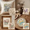 stencil plantilla reutilizable 10x10cms modelo mariposas floral set 4 modelos diferentes 7