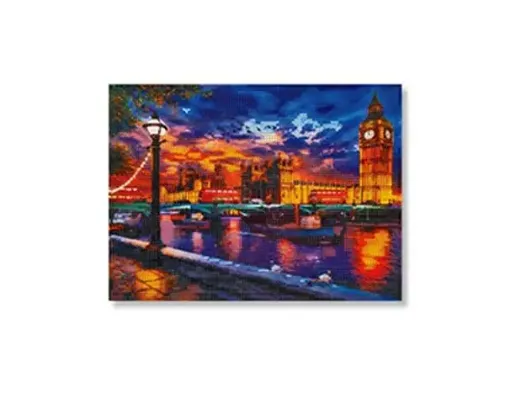 pintura diamantes 5d bastidor 30x40cms motivo londres nocturno 0