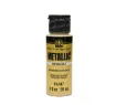 pintura acrilica metalizada metallic acrylic color f a folk art 2oz 59ml color 676 inca gold oro 2