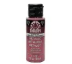 pintura acrilica metalizada metallic acrylic color f a folk art 2oz 59ml color 665 garnet red granate 1