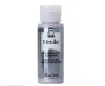 pintura acrilica metalizada metallic acrylic folk art x2oz 59ml color 36223 shimmering steel acero 2