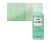 pintura acrilica metalizada metallic acrylic folk art x2oz 59ml color 36271 green silk seda verde 0
