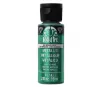 pintura acrilica metalizada metallic acrylic folk art x2oz 59ml color 653 esmerald green 2
